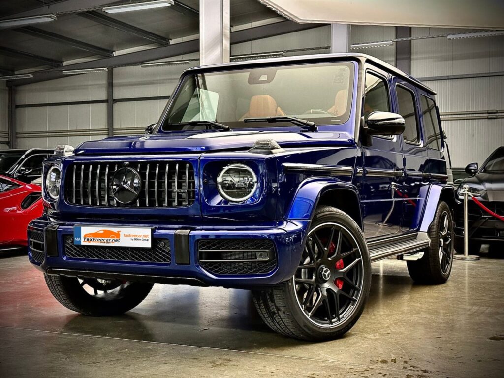 Yabancıdan Yabancıya, tax free car Mercedes-Benz G 63 AMG 40Y Of Legend Orange Leather (Taxfreecar, mavi plakalı araç)